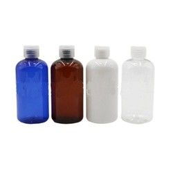 Amber 60Ml Plastic Lotion Bottles Shampoo Transparent PE